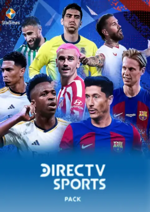 DIRECTV Sports pack (South American football and continental competitions.) — illustrative IPTV artwork, available through an IPTV subscription
