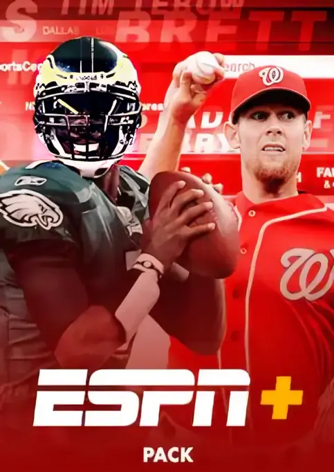 ESPN+ multi-sport (MLB, NHL, college sport and more beside the headline leagues.) — illustrative IPTV artwork, available through an IPTV subscription