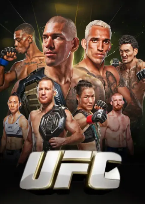 UFC fight nights (Fight Nights and numbered events, where the source behind your IPTV subscription provides them.) — illustrative IPTV artwork, available through an IPTV subscription